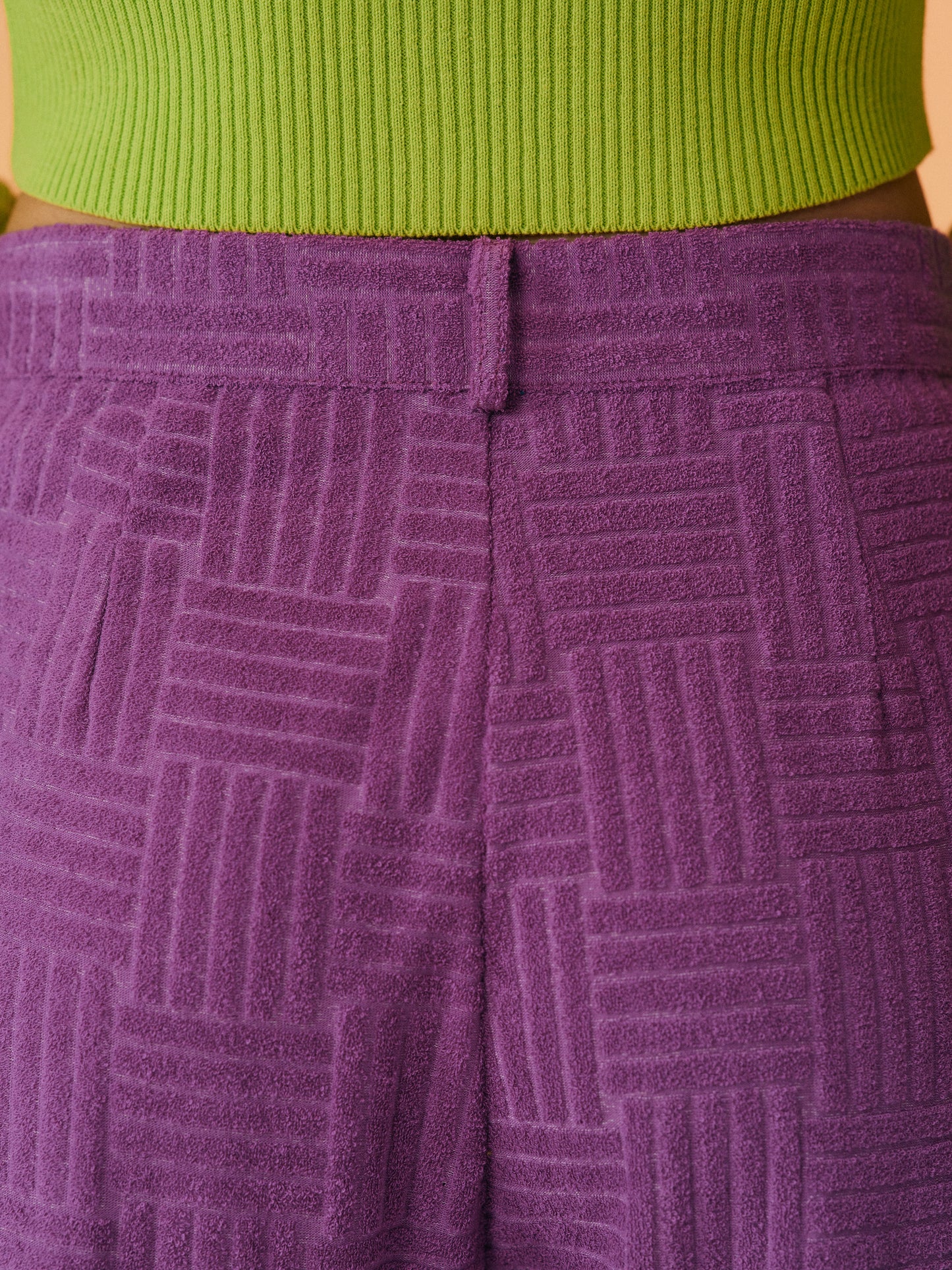 Toweling Trousers, Phacelia