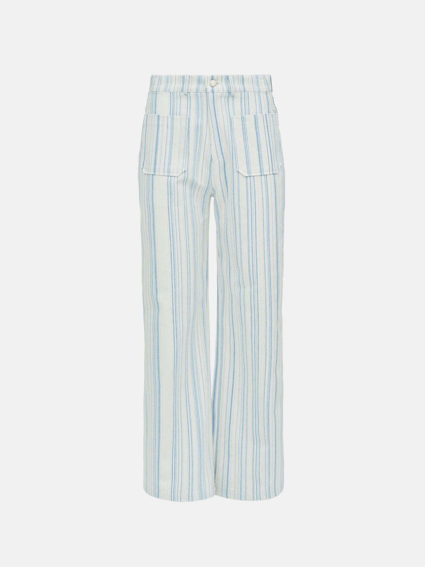 Deauville Stripe Jeans, Light Blue