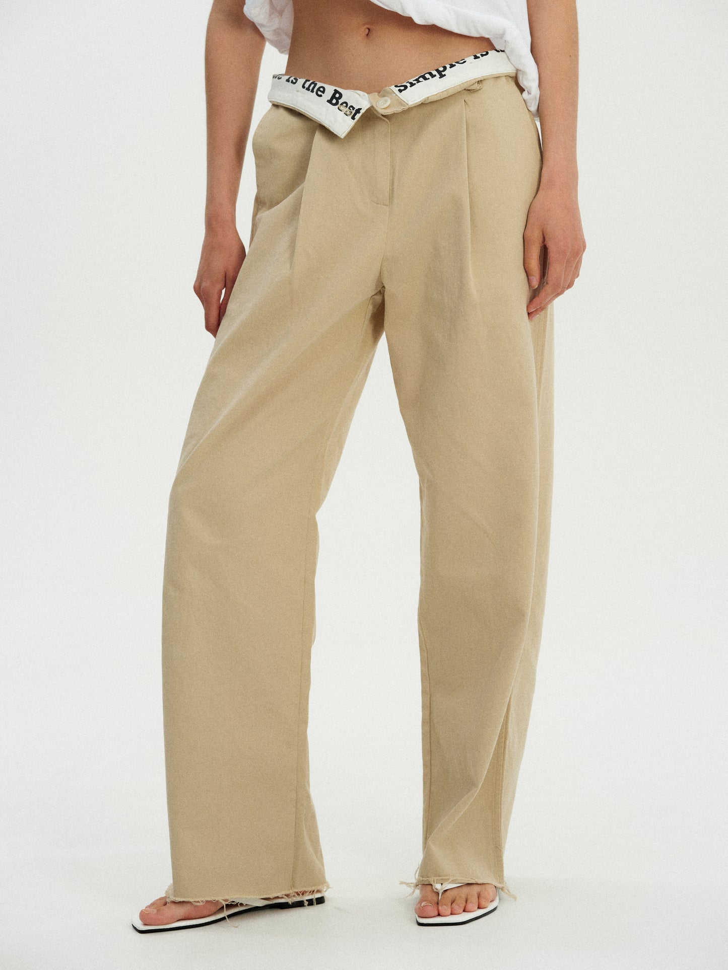 Fold-Down Pants, Biscuit