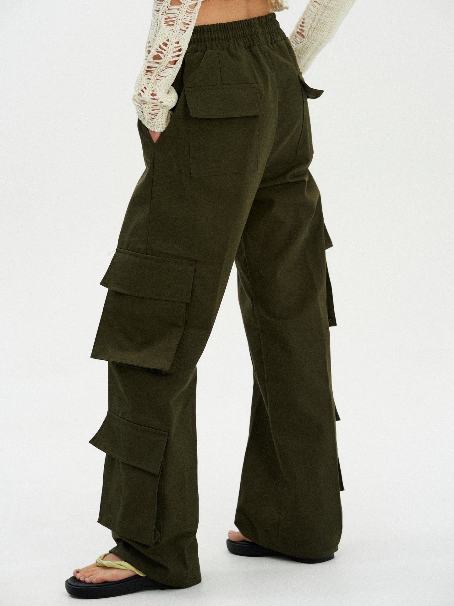 Cargo Work Pants, Olive – SourceUnknown