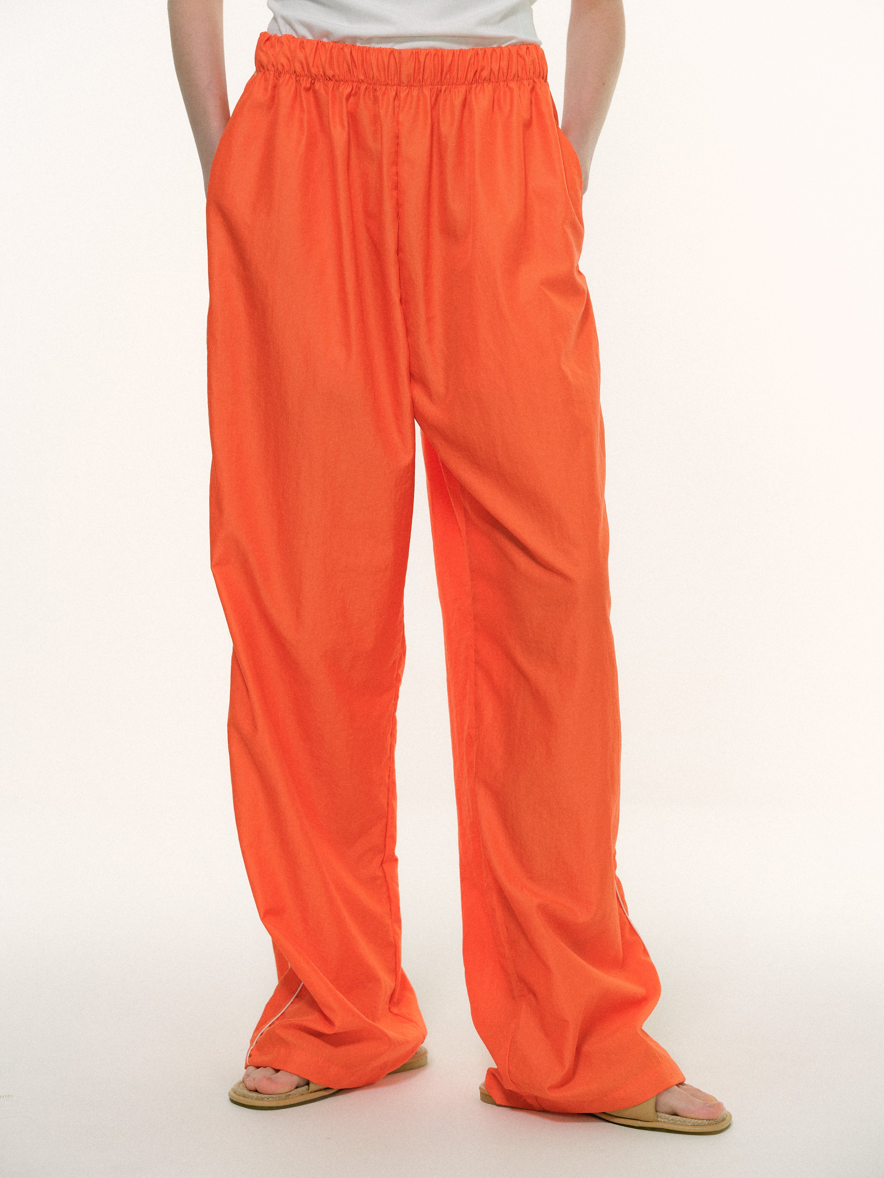 Loose Track Pants Neon Orange