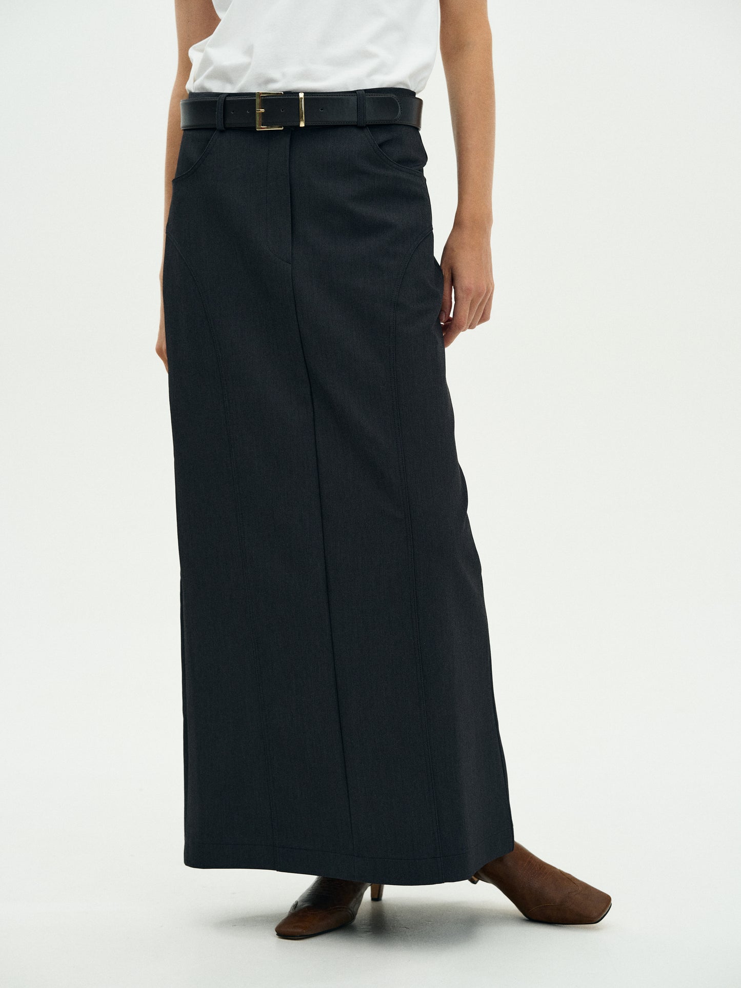 Long Pencil Skirt, Hale Navy