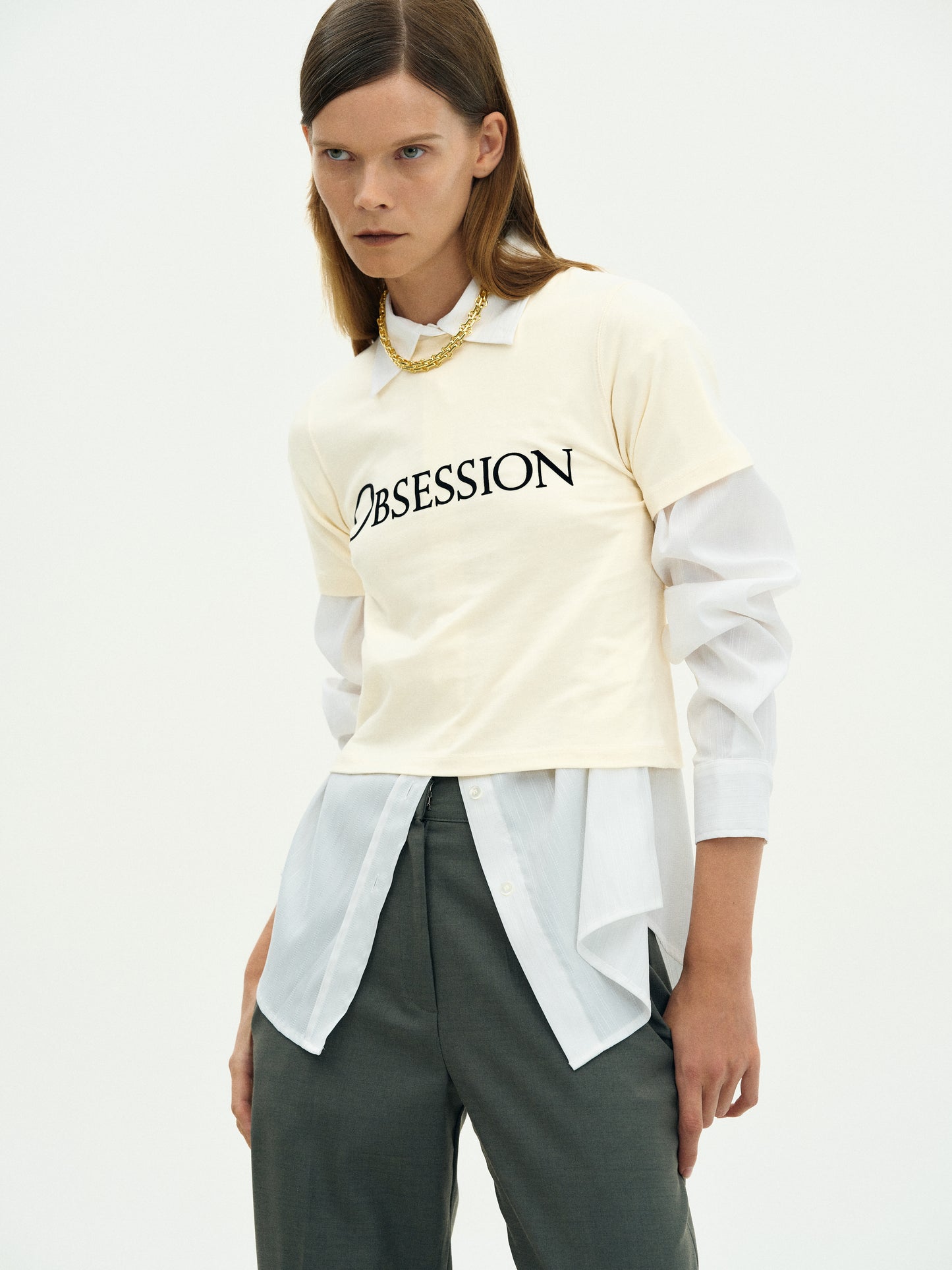 'Obsession' Baby T-shirt, Cream