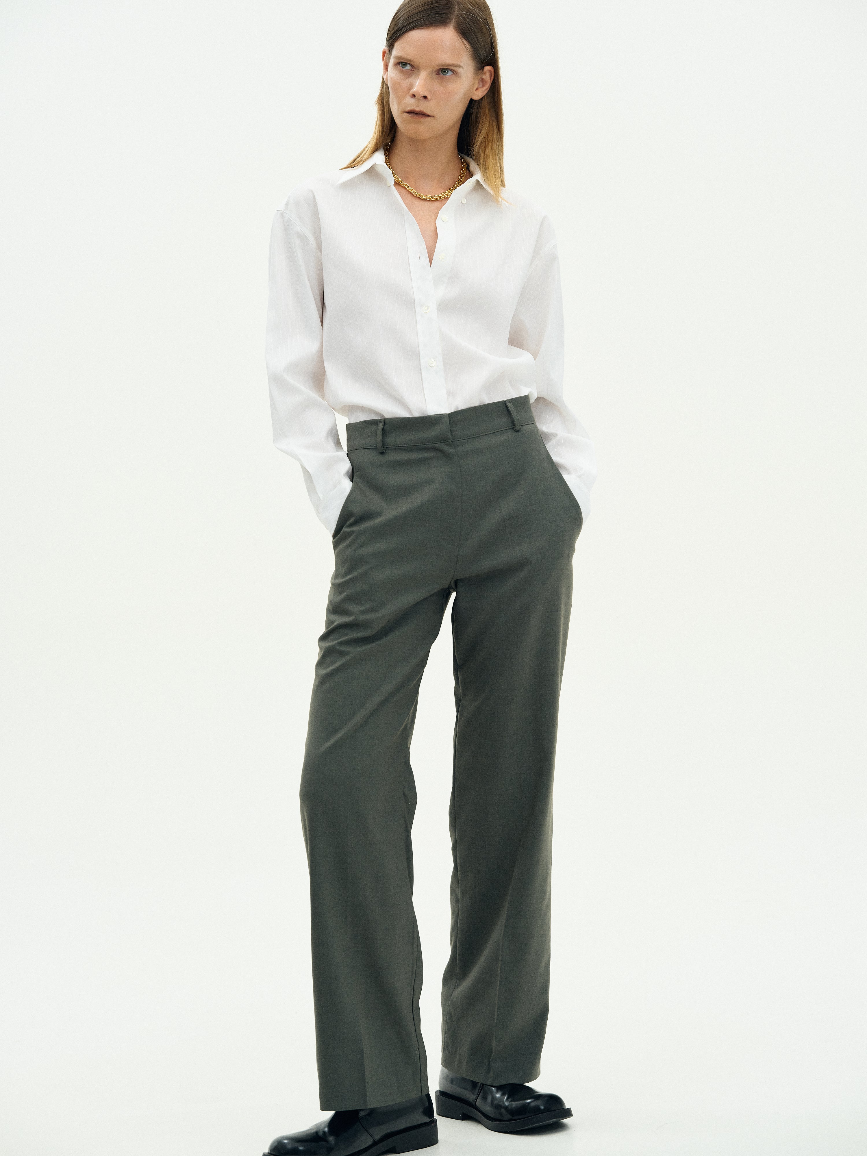 Fuxia Wideleg suit trousers  Buy Online  Terranova