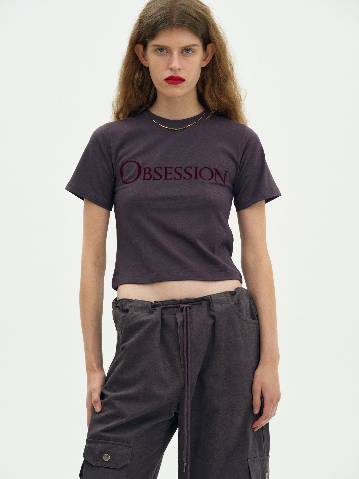 'Obsession' Baby T-Shirt, Plum