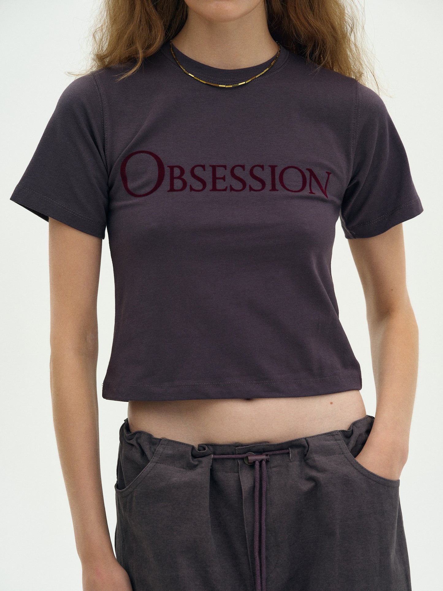 'Obsession' Baby T-Shirt, Plum