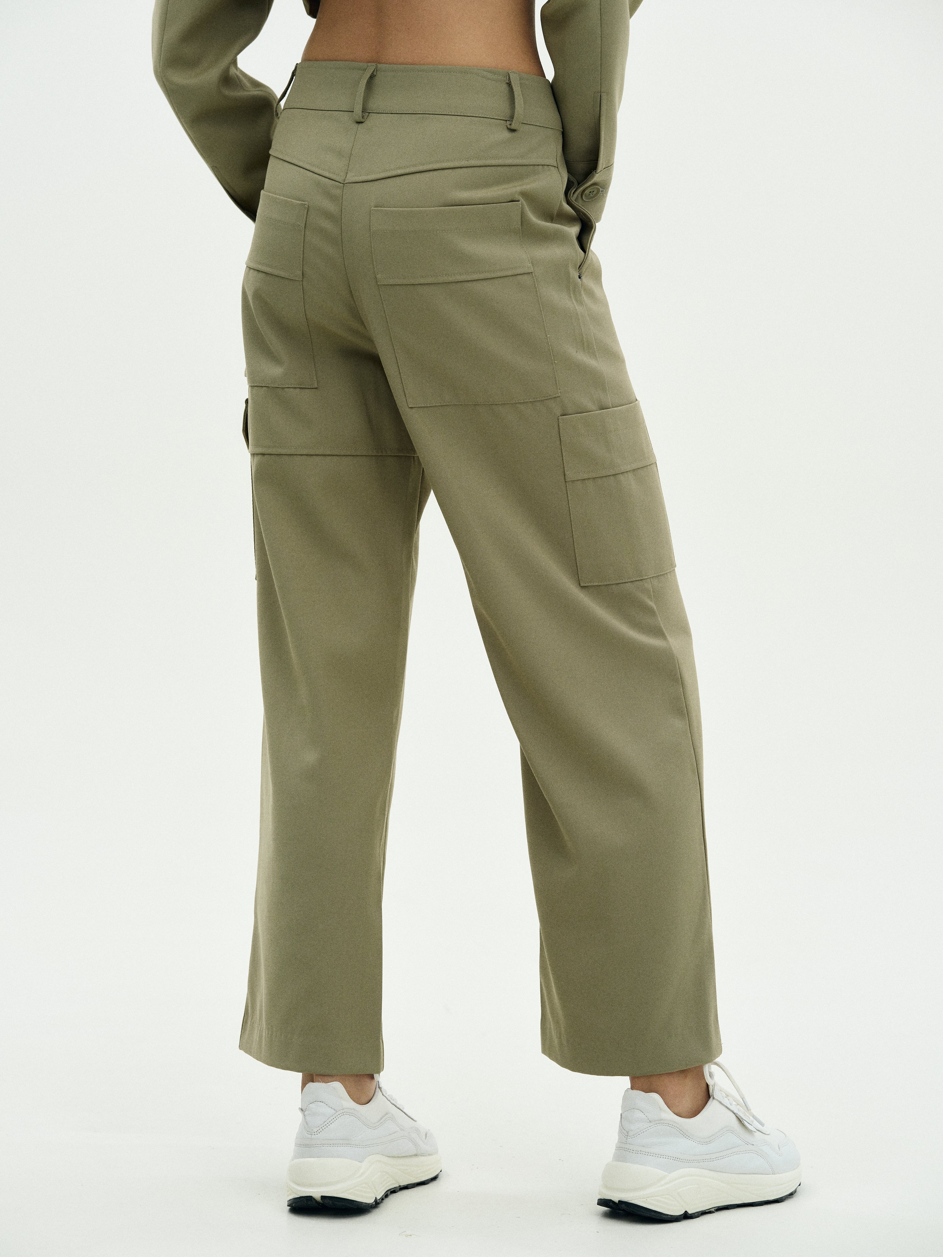 SSZ BEAMS 10 POCKET CARGO PANTS XL sage-