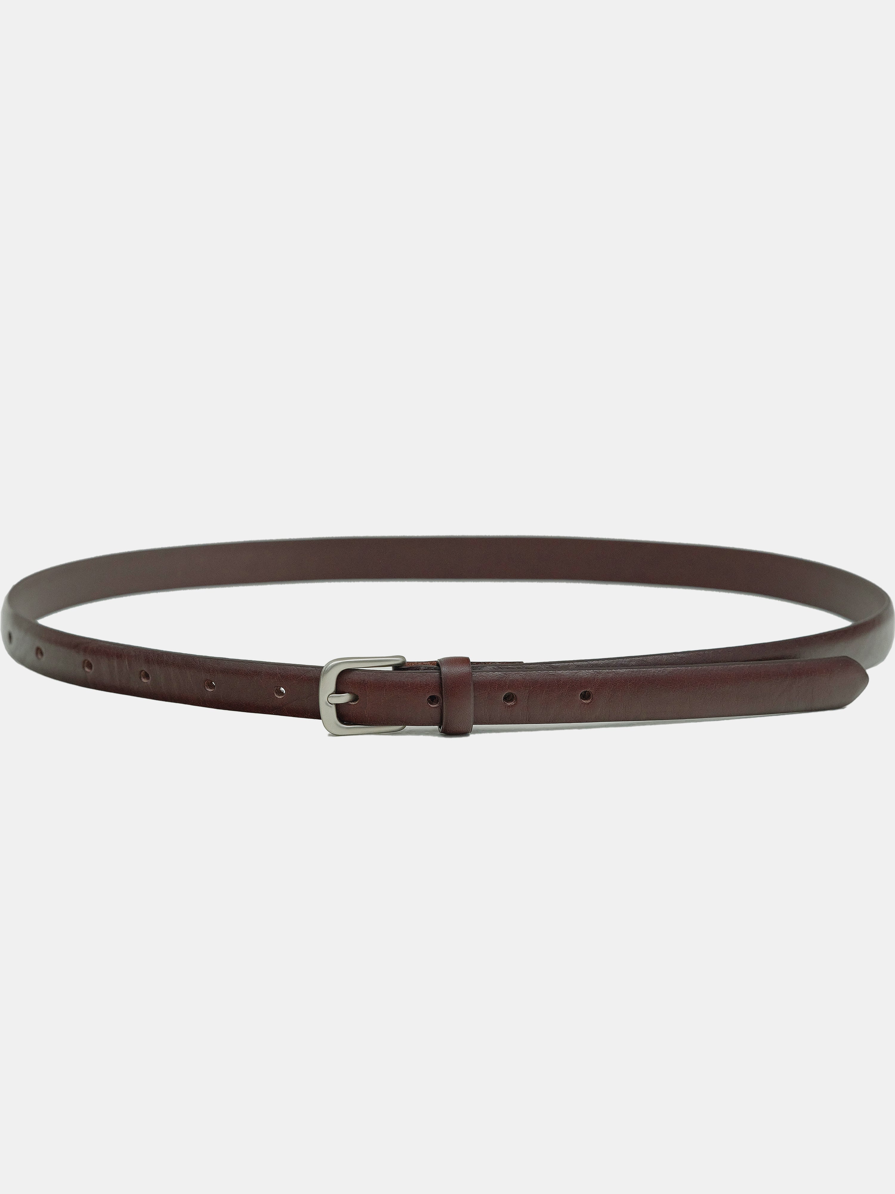 Thin Leather Belt Brown