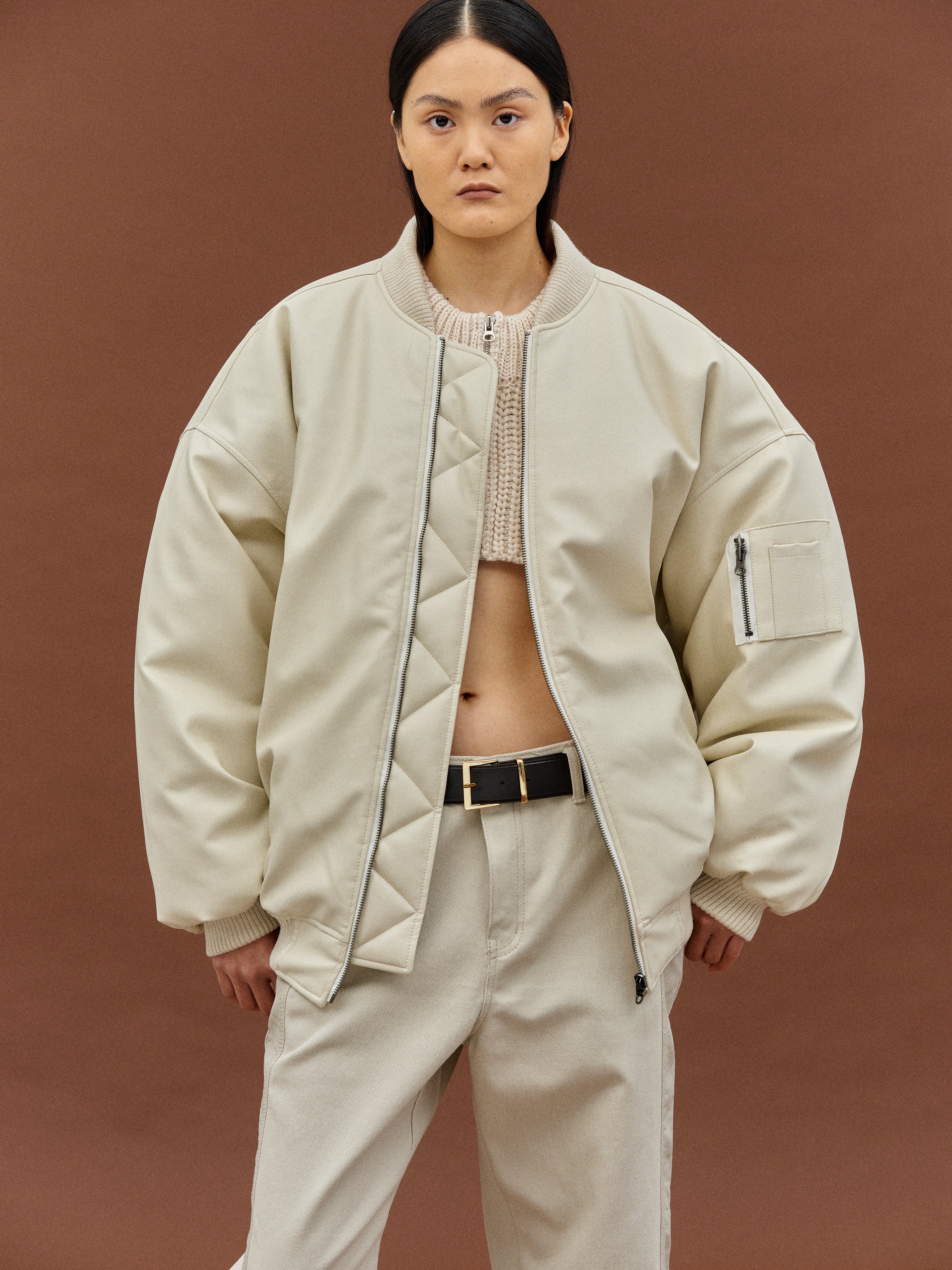 Bomber cream hot sale