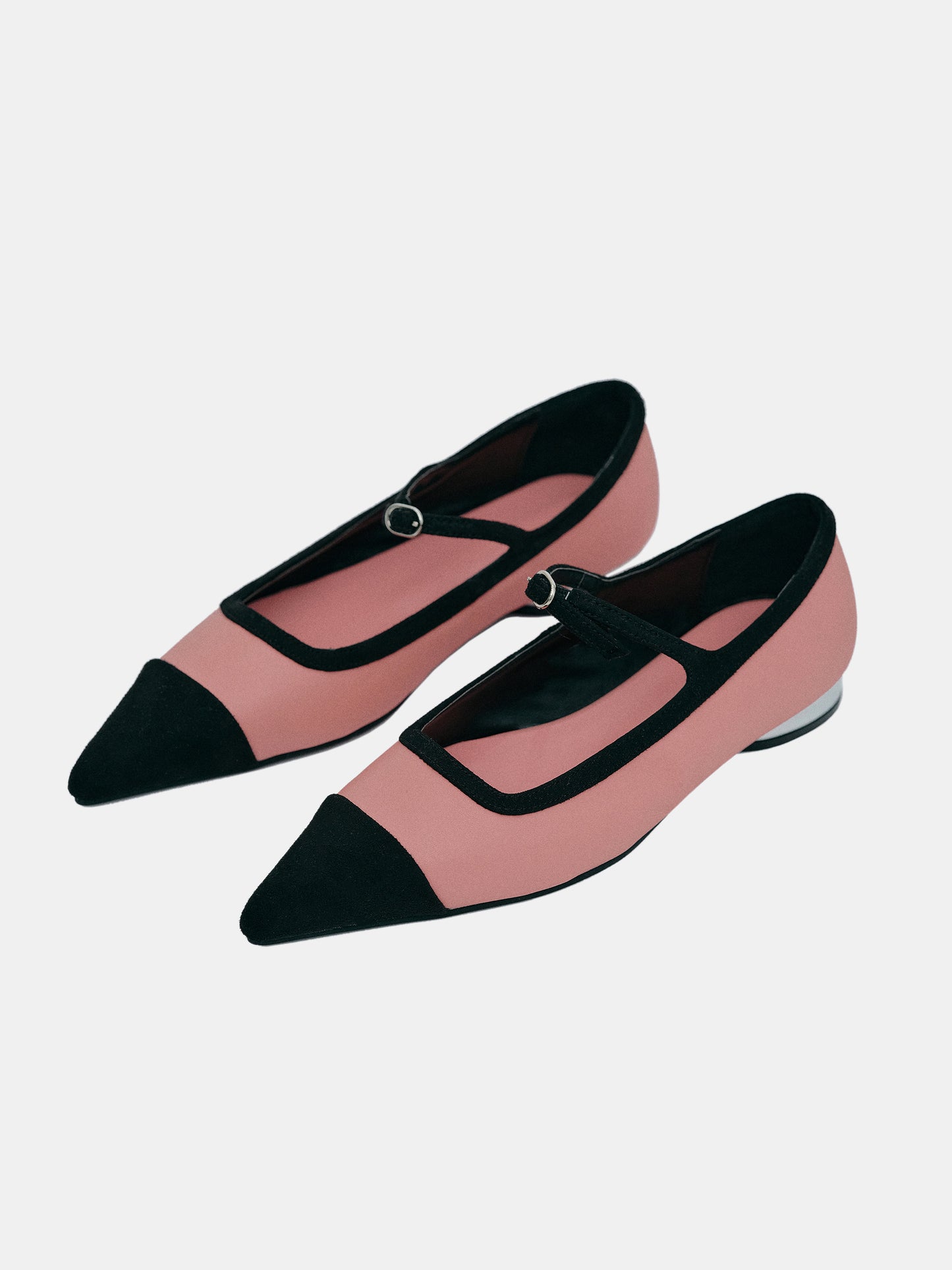 Pointed Toe Ballet Flats, Pink