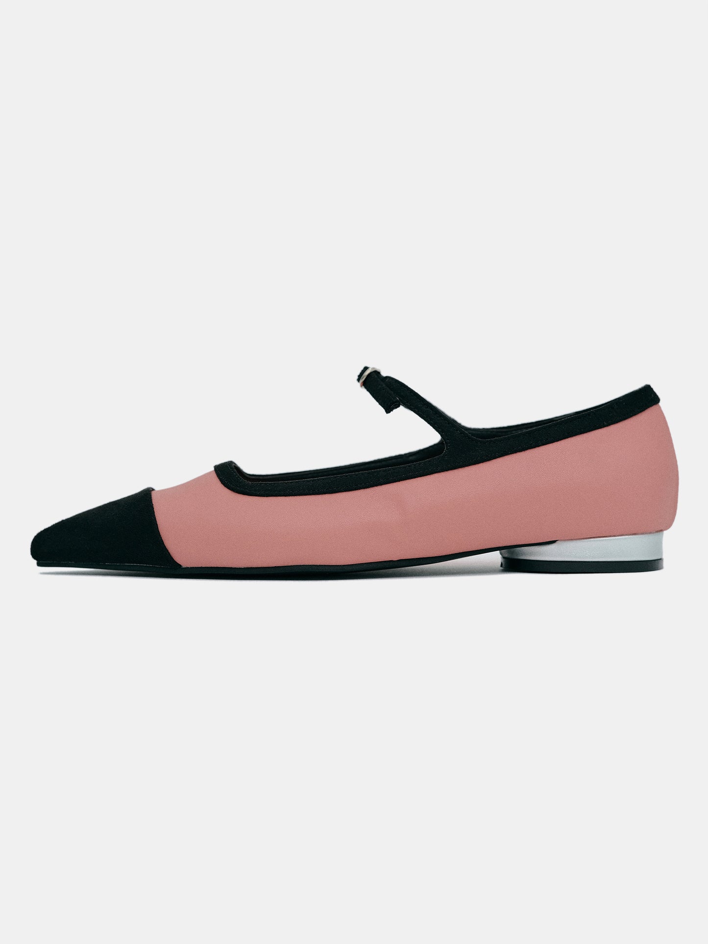 Pointed Toe Ballet Flats, Pink