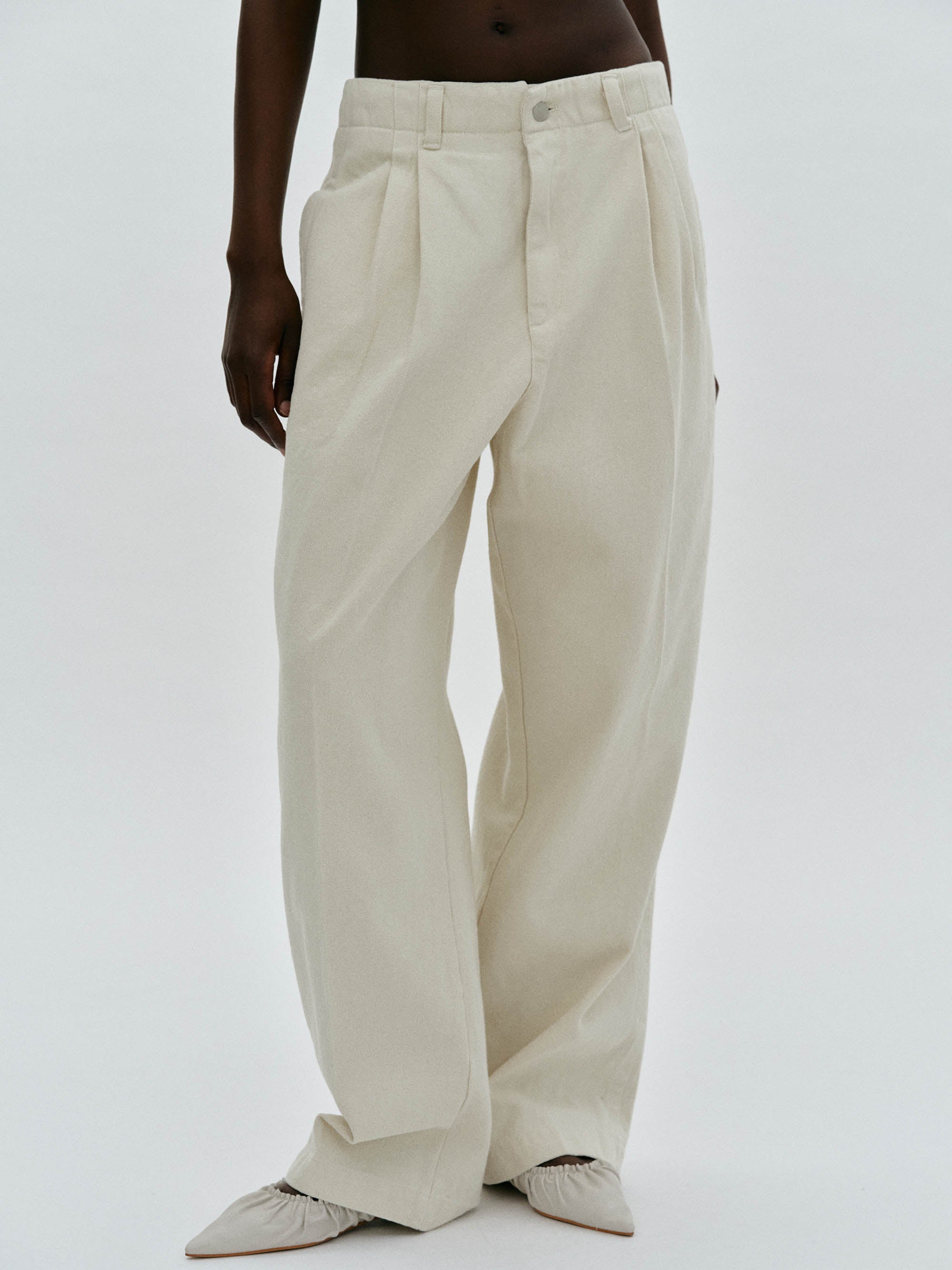 Washable Men's Formal Wear Cream Color Cotton Checks Trouser at Best Price  in Sidhi | Nehal Men's
