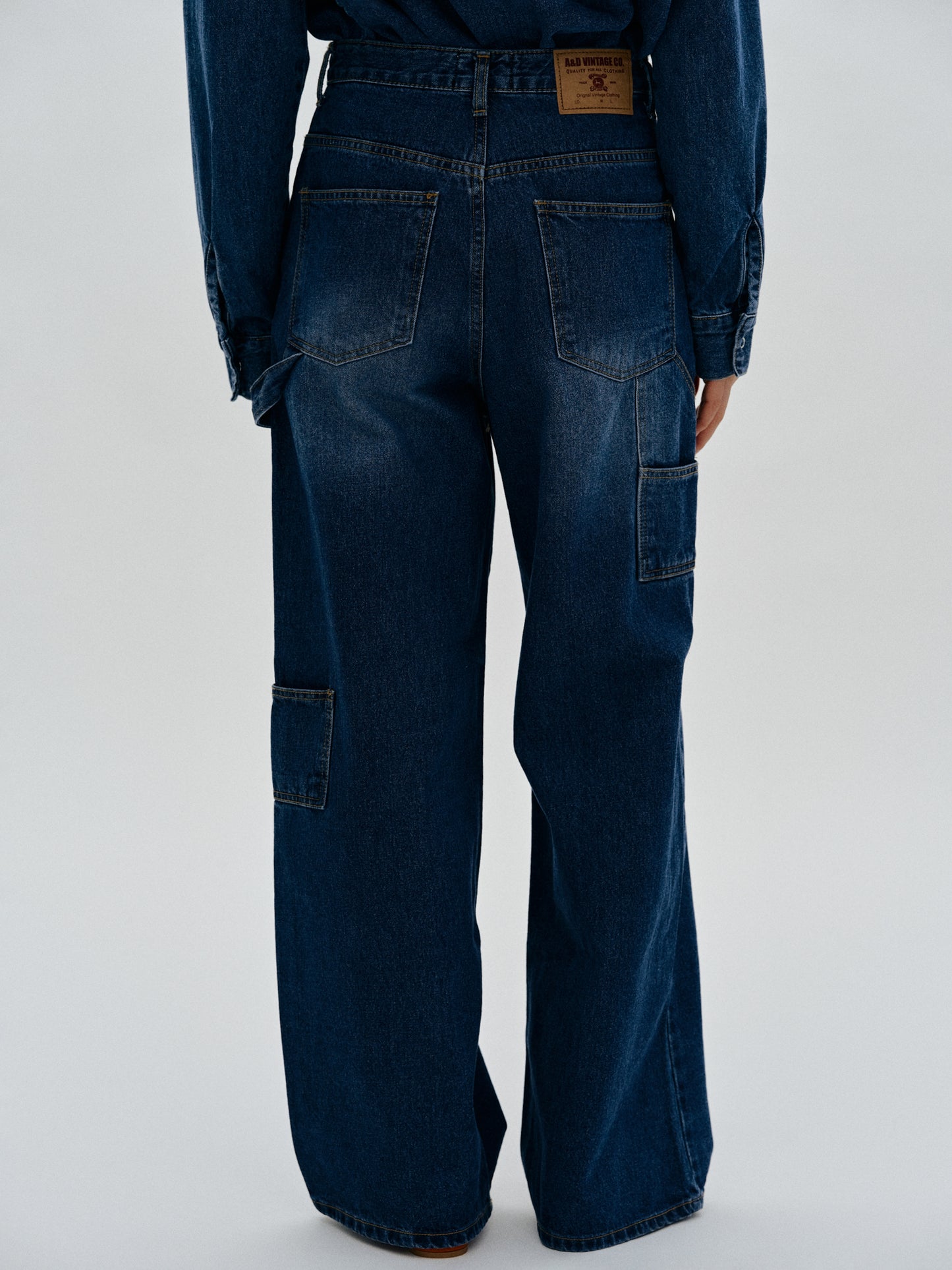 Full Length Classic Jeans, Dark Blue