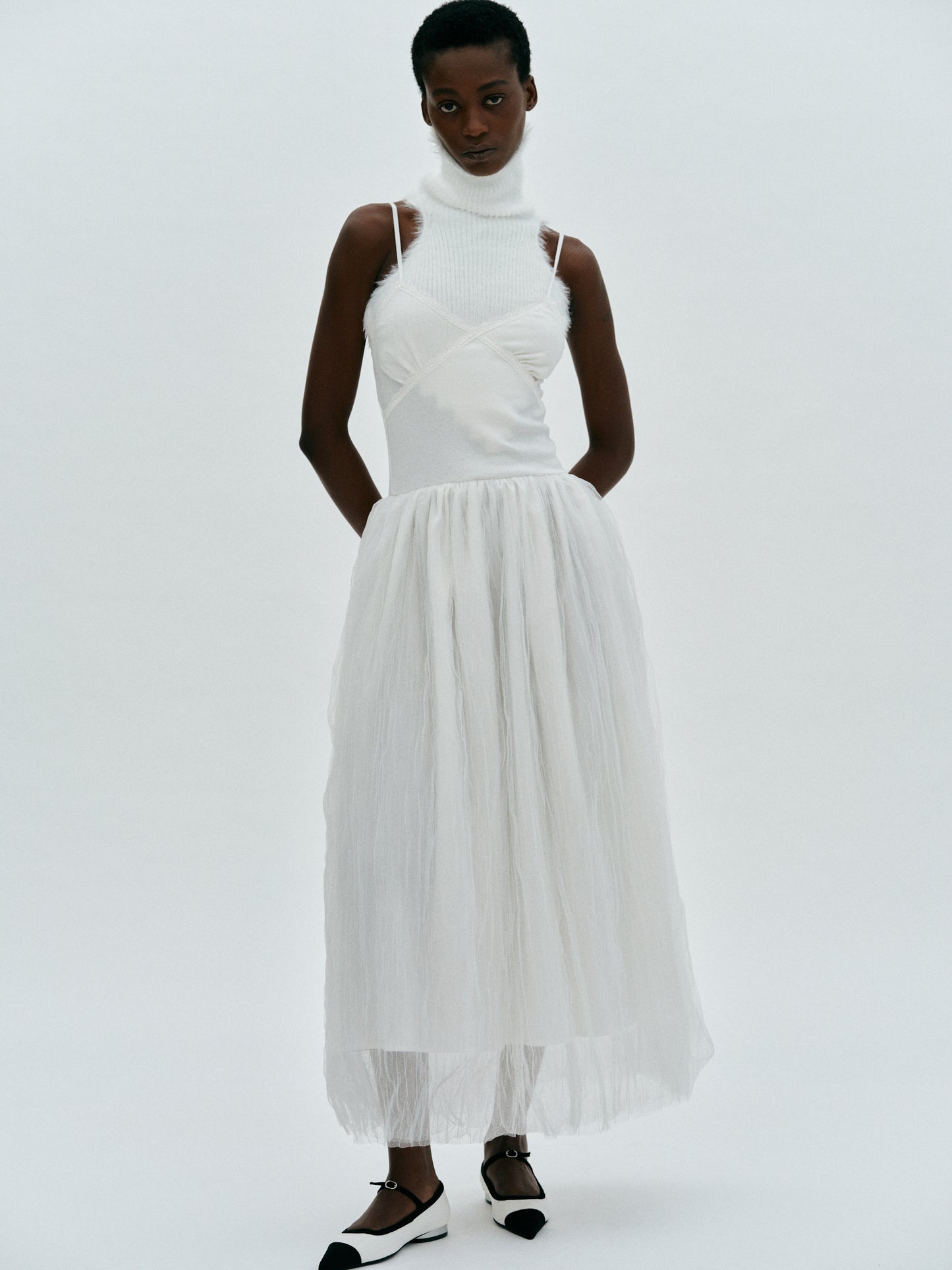 Cotton Slip Dress, White