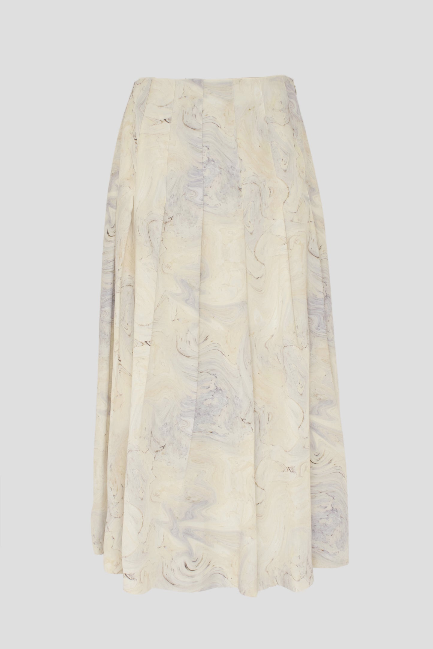Pleated Full Skirt, Marble