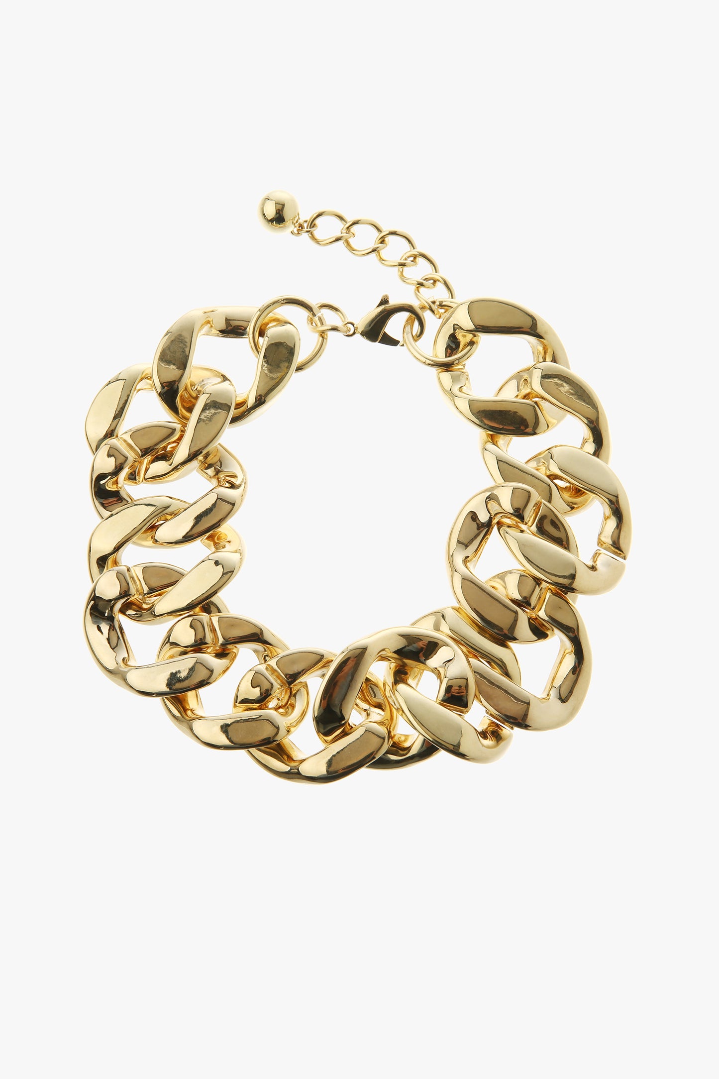Lightweight Chunky Chain Necklace, Gold