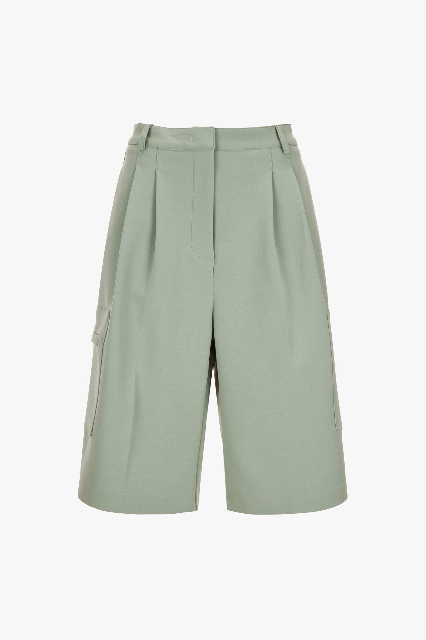 Cargo Bermuda Shorts, Sage Green