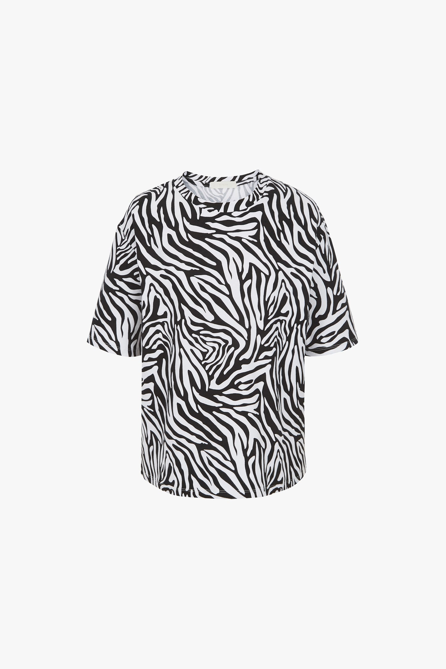 Zebra Print T-Shirt, White
