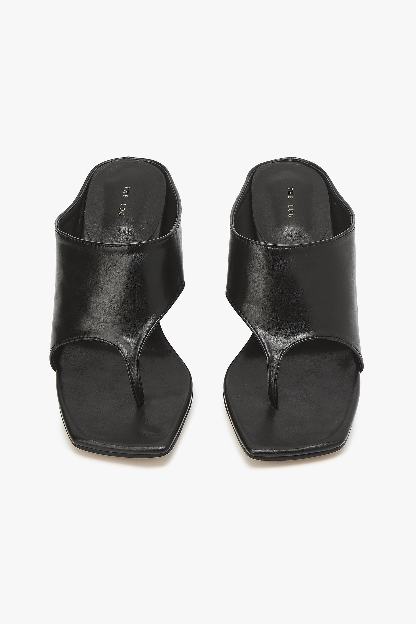Thong Mule Sandal, Black