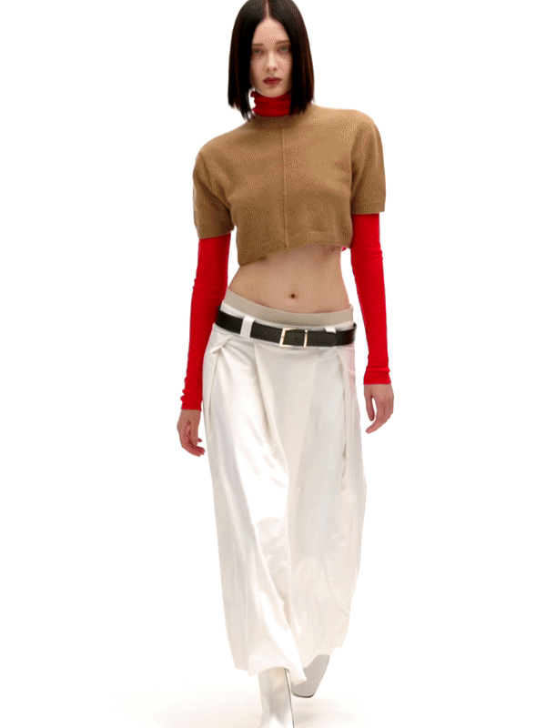Cropped Knit, Russet